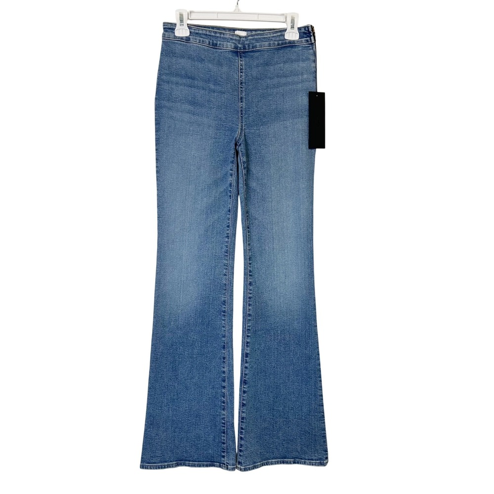 NEW Edwin Lark Bootcut Flare Jeans Women's 28 Side Zip Full Length